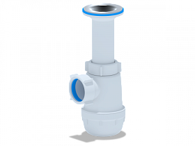 Сифон для мойки вып. 1 1/2" х 40 АНИ Пласт Грот A0500