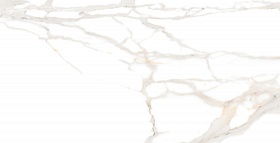Плитка керамогранит 120х60 Azario Statyario Gold белая