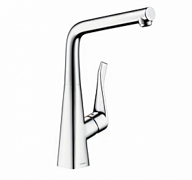 Смеситель для кухни (мойки) Hansgrohe Metris 14822000 хром латунь