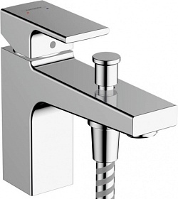Смеситель для ванны/душа (короткий излив) Hansgrohe Vernis Shape 71463000 на борт ванны на 1 отверстие хром латунь