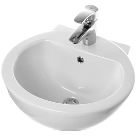 Раковина (умывальник) Sanita Luxe Art 50 подвесная WB.PD/Art/50-C/WHT.G/S1 фарфор