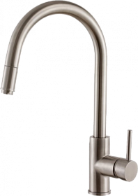 Смеситель для кухни (мойки) Haiba HB304-5 HB70304-5 сатин нерж. сталь