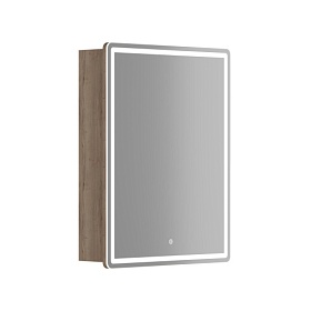 Зеркало-шкаф Sancos Mirror 59х74 дуб галифакс LED подсветка MI60EG