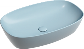 Раковина (умывальник) Ceramica Nova Element 60 голубая накладная (чаша на столешницу) CN6049ML