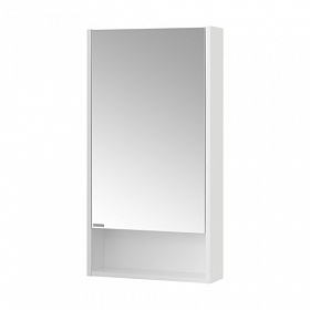 Зеркало-шкаф Акватон Сканди 45 белое с полочкой 1A252002SD010