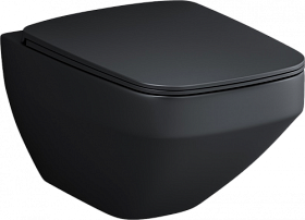 Унитаз подвесной AM.PM Inspire V2.0 безободковый смыв чёрный сид.дюр. микролифт C50A1700MBSC