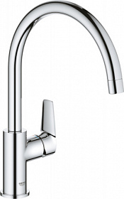 Смеситель для кухни (мойки) Grohe BauEdge 31367001 хром латунь Водяной