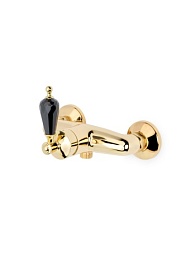 Смеситель для душа Boheme Vogue Black Swarovski 214-BSW золото латунь Водяной