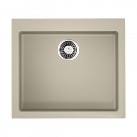 Мойка для кухни Omoikiri Bosen 57-SA 4993147 прямоуг. 57х50 глуб. 22см (толщ.10мм) вып. 3 1/2" (врезная) бежевая