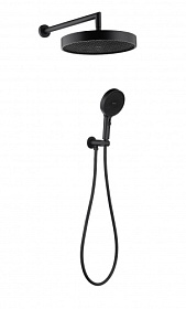 Лейка верхнего душа Boheme Cell 427-B d320 мм 1-реж. чёрная круглая