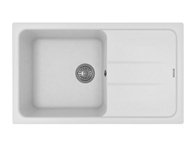 Мойка для кухни Florentina Специя 860 17.060.D0860.201 прямоуг. 86х51 глуб. 20см вып. 3 1/2" (врезная) крыло универсал жасмин