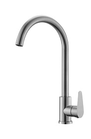 Смеситель для кухни (мойки) Olive Sanitarias Olisan Steel ST1007 сатин нерж. сталь