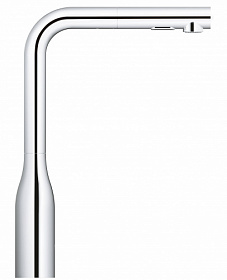 Смеситель для кухни (мойки) Grohe Essence 30270000 вытяжной излив хром латунь