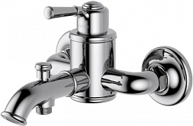 Смеситель для ванны/душа (короткий излив) Aquatek Классик AQ1540CR хром латунь