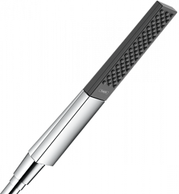 Лейка для душа Hansgrohe Rainfinity Baton 1jet 1-реж. 26866000 серая/хром прямоугольная