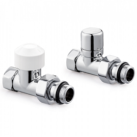 Набор термостатический Royal Thermo Design 1/2" для радиатора прямой М30х1,5 хром RTE 07.0015 RT