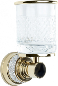 Держатель для стакана стекло Boheme Aura 10244-G золото