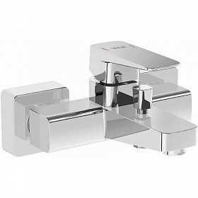 Смеситель для ванны/душа (короткий излив) Vitra Root Square A42737EXP хром латунь