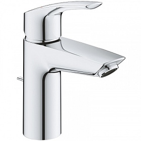 Смеситель для умывальника (раковины) Grohe Eurosmart 33265003 хром латунь Водяной