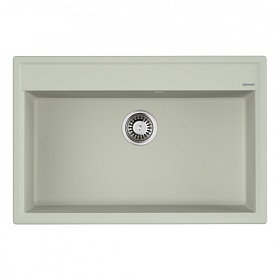Мойка для кухни Omoikiri Daisen 77-PA 4993626 прямоуг. 77х51 глуб. 21,7см (толщ.10мм) вып. 3 1/2" (врезная) пастила