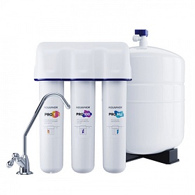 Фильтр под кран питьевой воды 3-х ступ. Аквафор Osmo Pro 100 см./элем. Pro1-Pro100-ProMg для мягкой и жёсткой воды обратный осмос 500042