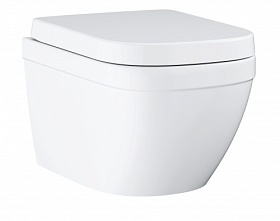 Унитаз подвесной Grohe Euro Ceramic безободковый смыв сид.отдельно 39328000