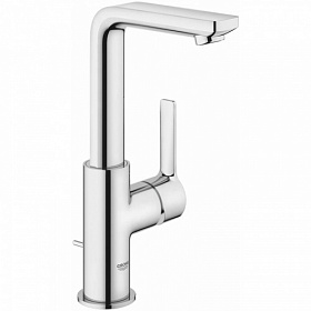 Смеситель для умывальника (раковины) Grohe Lineare New 23296001 хром латунь Водяной