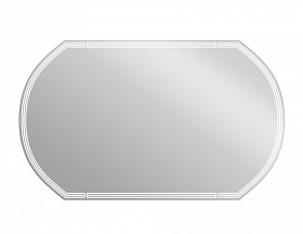 Зеркало Cersanit LED 090 Design 100 белое с подогревом LED подсветка KN-LU-LED090*100-d-Os