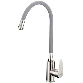 Смеситель для кухни (мойки) Frap H48 F4448 гибкий излив нерж.сталь нерж. сталь