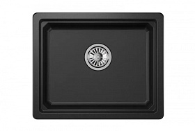 Мойка для кухни Granula KS-5501U черный прямоуг. 55х45 глуб. 22см вып. 3 1/2" (подстольная) чёрная