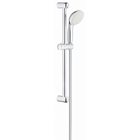 Душевая стойка с лейкой и шлангом Grohe Tempesta New 600 мм d580х260 мм круглая 1-реж. 27924001 хром