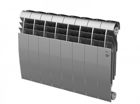 Радиатор биметалл Royal Thermo BiLiner Silver Satin 350 8 секц. RTBSS35008