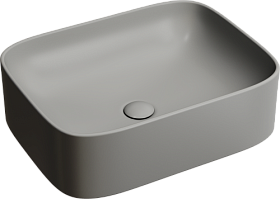 Раковина (умывальник) Ceramica Nova Element 50 антрацит накладная (чаша на столешницу) CN6052MH
