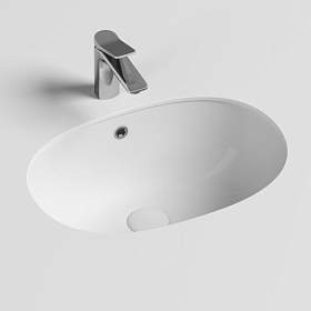 Раковина (умывальник) Ceramica Nova Element 56 встраиваемая снизу CN6044 Водяной