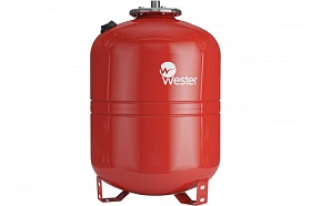 Бак расш. для отопления Wester WRV50 50л, красный
