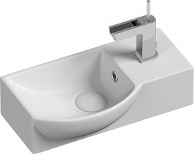 Раковина (умывальник) Ceramica Nova Element 40 подвесная CN6039L Водяной