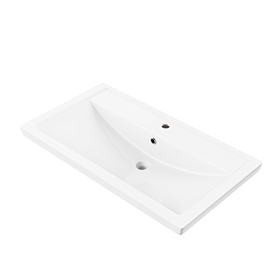 Раковина (умывальник) Iddis Optima Home 80 полувстраиваемая 4078000i28 Водяной