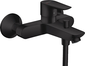 Смеситель для ванны/душа (короткий излив) Hansgrohe Talis E 71740670 чёрный латунь