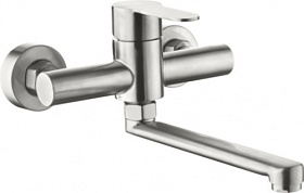Смеситель для кухни (мойки) Ledeme L74603 матов.хром нерж. сталь