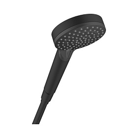 Лейка для душа Hansgrohe Vernis Blend Vario 2-х реж. d100 мм 26270670 чёрная круглая