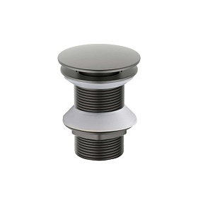 Донный клапан 1 1/4" Aquatek AQ6003BGM оружейная сталь