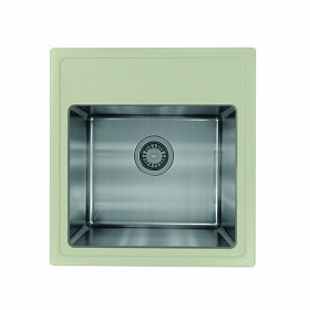 Мойка для кухни Florentina Комби 480 21.455.B0480.305 прямоуг. 48х51 глуб. 23см (толщ.1мм) вып. 3 1/2" (врезная) грей