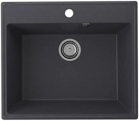 Мойка для кухни Ulgran Quartz Forte 580 Forte 580-08 прямоуг. 58х50 глуб. 18см вып. 3 1/2" (врезная) космос