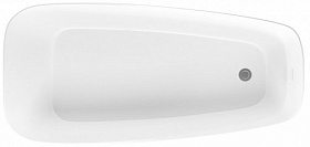 Ванна акрил 170х78 Aquanet Trend 00260046 Gloss Finish овальная на каркасе с панелью и слив-переливом
