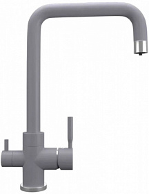 Смеситель для кухни (мойки) Ulgran Quartz UQ-019 05 с переключ.для фильтра питьевой воды бетон латунь Водяной