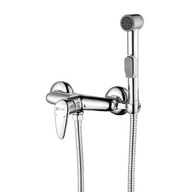Смеситель для унитаза Lemark Pramen LM3318C с гигиеническим душем хром латунь Водяной