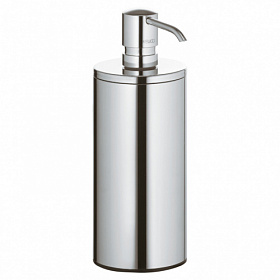 Дозатор жидкого мыла 0,25 л латунь/пластик Keuco Plan 14952010100 хром Водяной