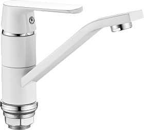 Смеситель для кухни (мойки) Haiba HB804-2 HB45804-2 белый латунь