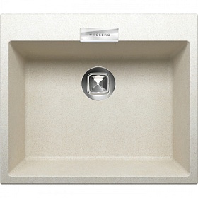 Мойка для кухни Tolero Classic TL-580.102 прямоуг. 58х50 глуб. 21,6см вып. 3 1/2" (врезная) сафари