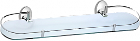 Полка для ванны стекло Haiba HB16 хром HB1607-1
